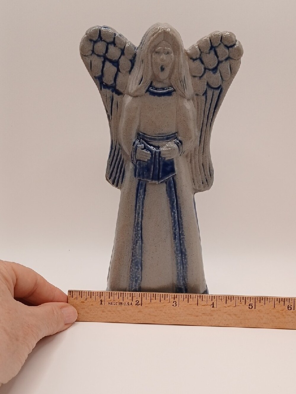 7" Rowe Pottery Works RPW Singing Angel Bell 2000 - Picture 3 of 13